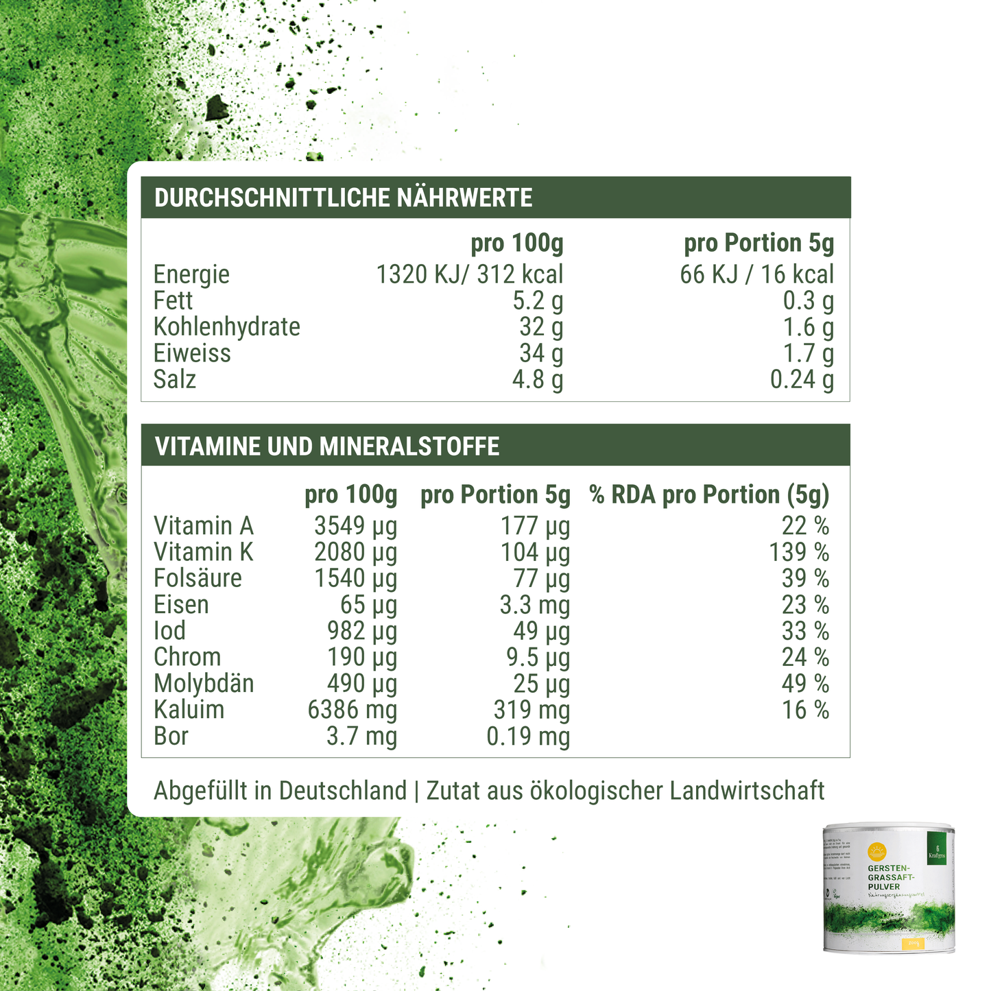 Coffret de démarrage avec combo de poudre et shaker